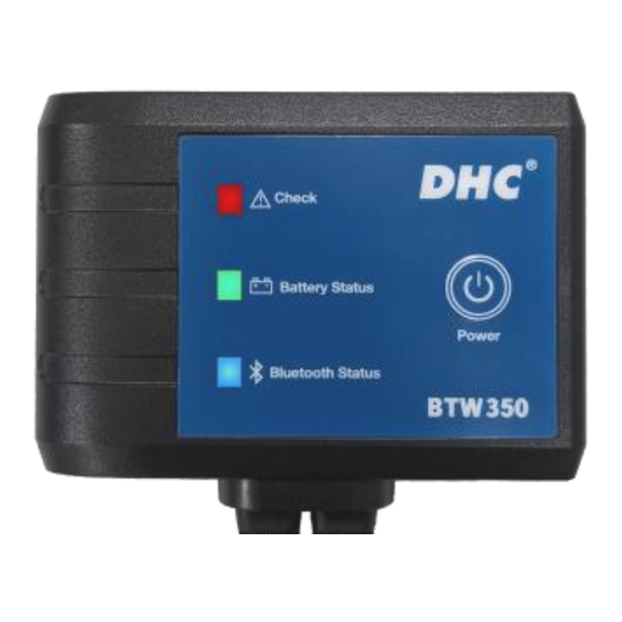 DHC BTW350 Owner's Manual