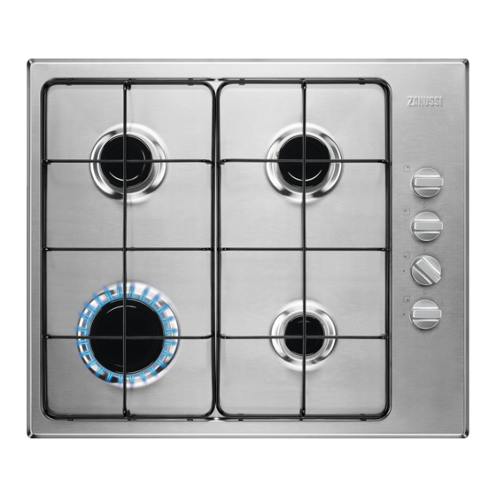 Zanussi Electrolux Gas hobs Manuals
