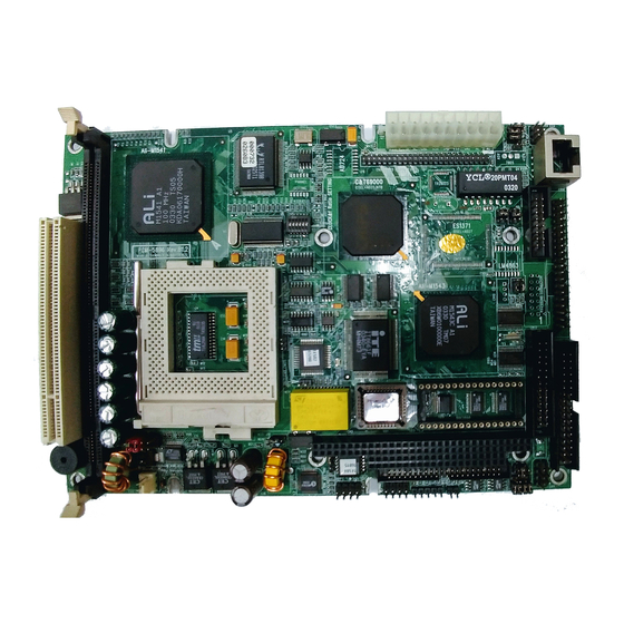 Aaeon All-in-One Super7 Single Board Computer PCM-5896 User Manual
