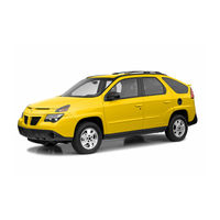 Pontiac AZTEK 2003 Owner's Manual