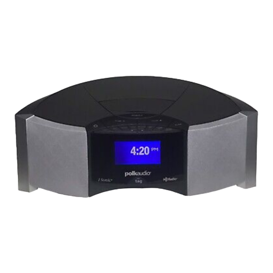 Polk Audio I-SonicES2 Owner's Manual