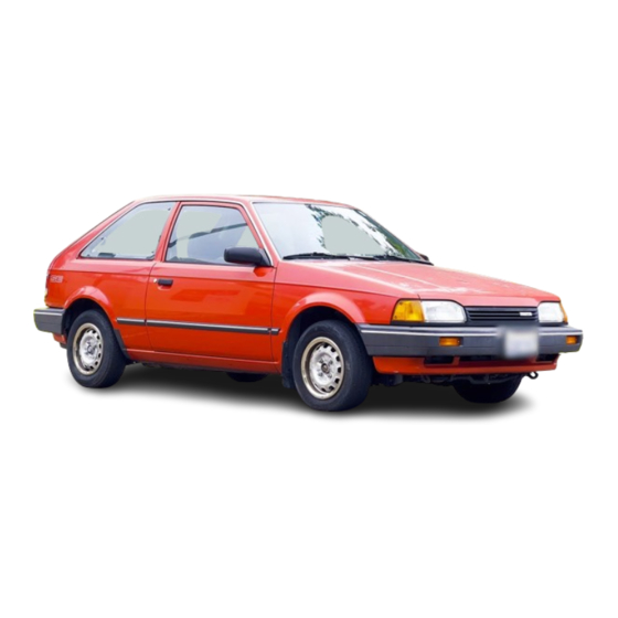 Mazda 323 1988 Workshop Manual