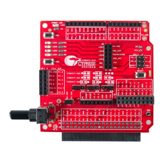 Cypress CY8CKIT-019 Manual