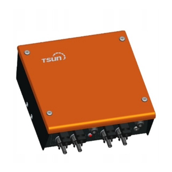 Tsun TSOL-RSD-S600 Quick Installation Manual