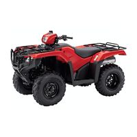 Honda TRX500FM1 Owner's Manual