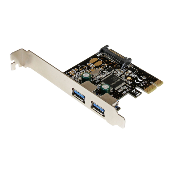 StarTech.com PEXUSB3S23 Quick Manual