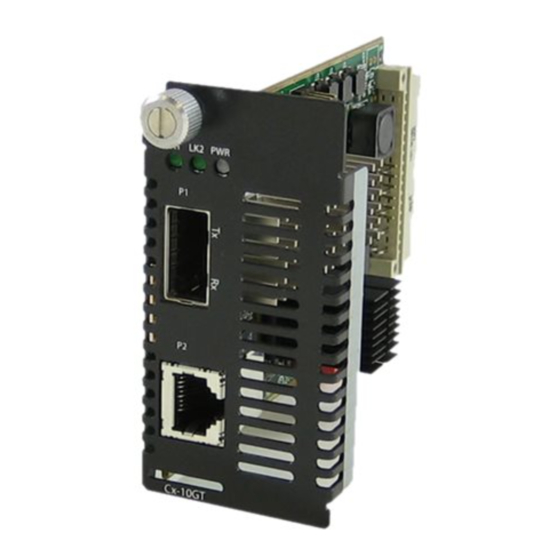 Perle C-10GT-SFP Installation Manual