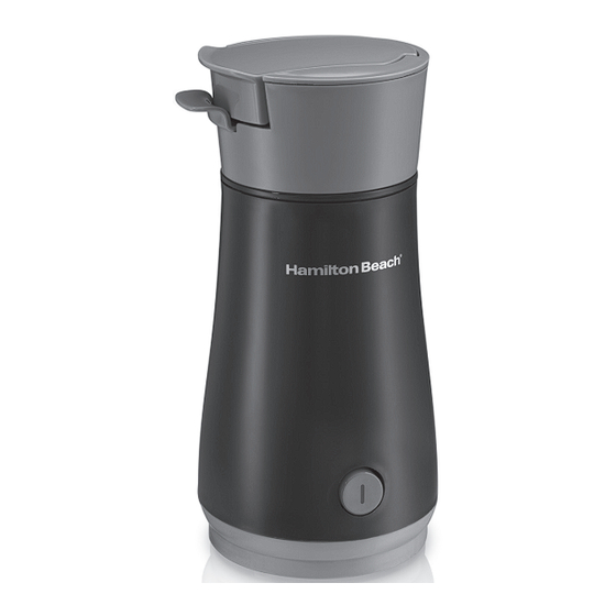 Hamilton Beach Personal Iced Tea Maker User Manual