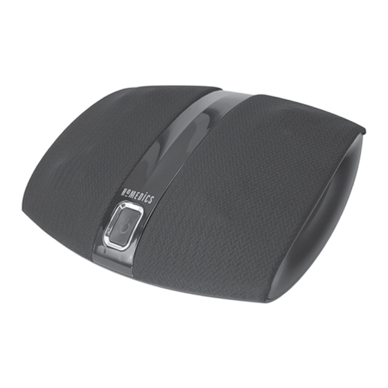 HoMedics FMS-255H-AU Instruction Manual And  Warranty Information