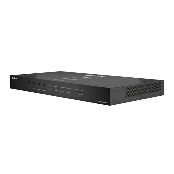 Wyrestorm SP-0208-HDBT-H2 Quick Start Manual