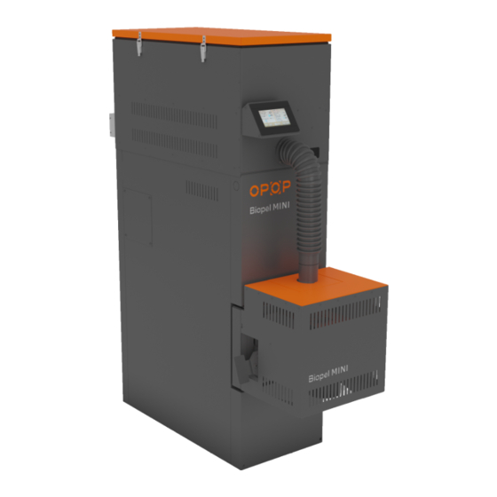 Opop Biopel MINI Installation And Operation Instructions Manual