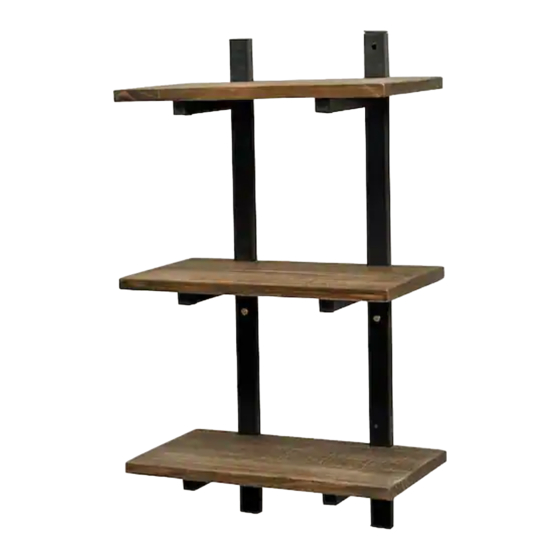 Alaterre Furniture Living room 20x36" Wall Storage Assembly Instructions