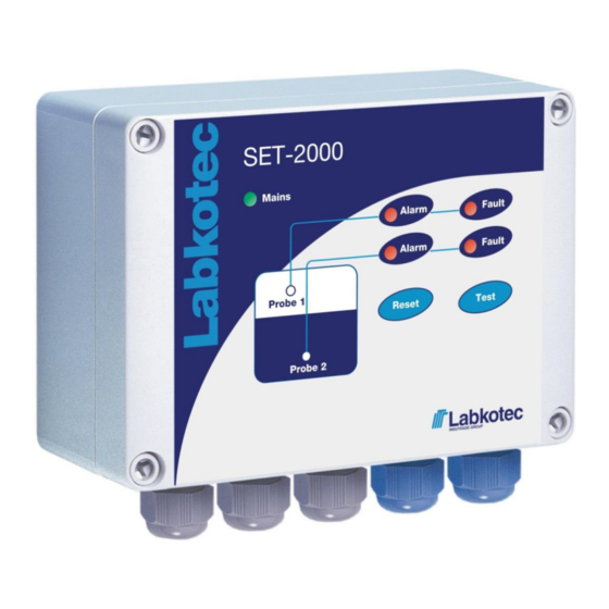 Labkotec SET-2000 Installation And Operating Instructions Manual