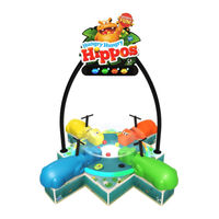 Adrenaline Amusements Hungry Hungry Hippos HIP-54-4001 Operation & Service Manual