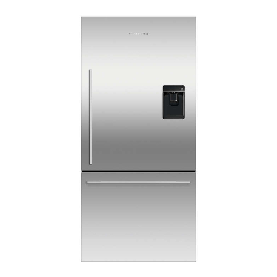 Fisher & Paykel ACTIVESMART RF201AC Installation Manual/User Manual