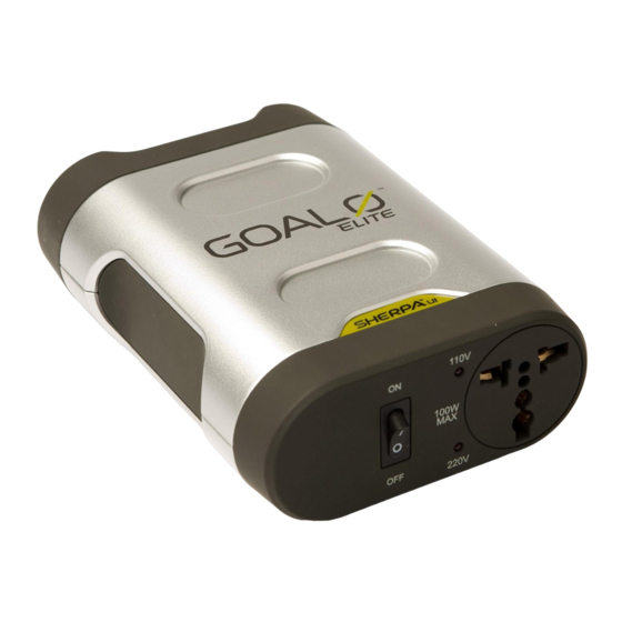 Goalzero SHERPA UI Quick Start Manual
