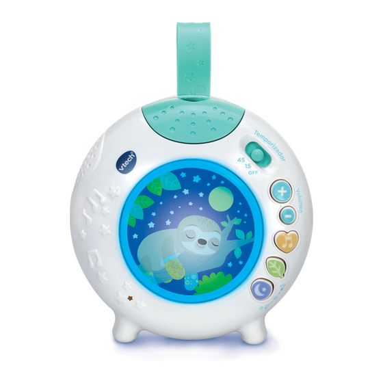 VTech Baby Soothing Slumbers Sloth Projector 5403 Instruction Manual