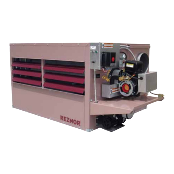 Reznor RA 150 Installation/Operation/Maintenance Manual And Reference Manual