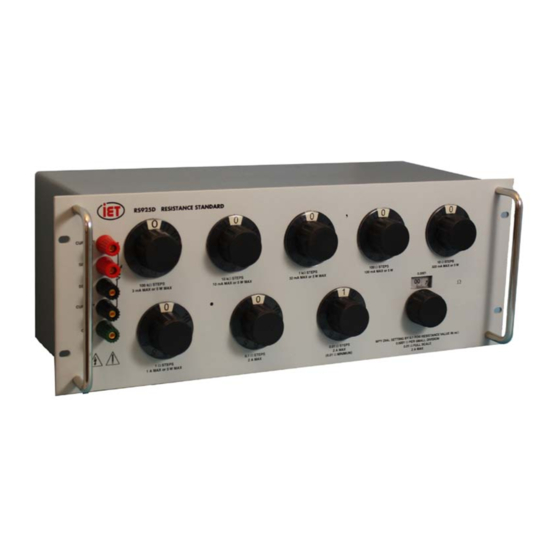 IET Labs RS-925D User And Service Manual