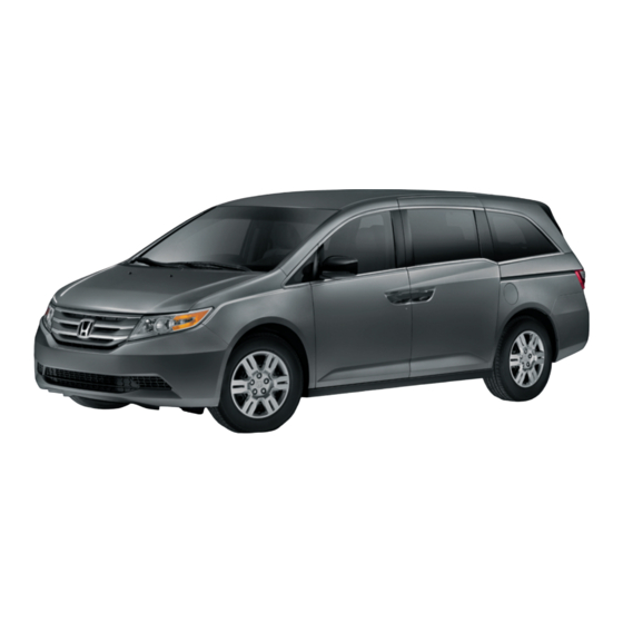 Honda 2012 ODYSSEY LX Technology Reference Manual