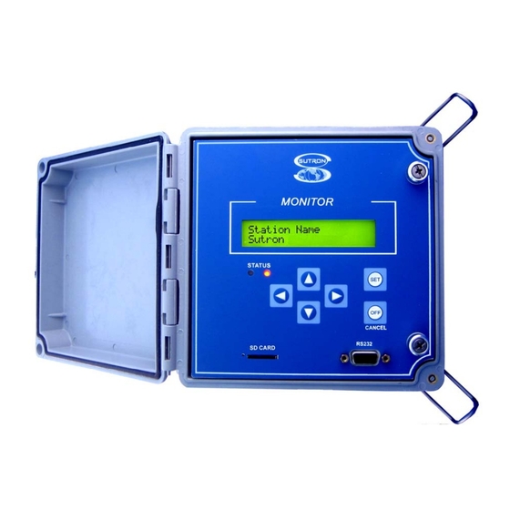 Sutron MONITOR Operation & Maintenance Manual