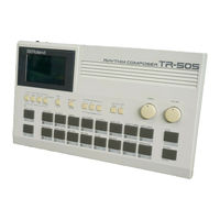 Roland Rhythm Composer TR-505 Owner's Manual