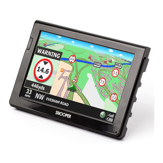 Snooper truckmate s7000 Quick Start Manual