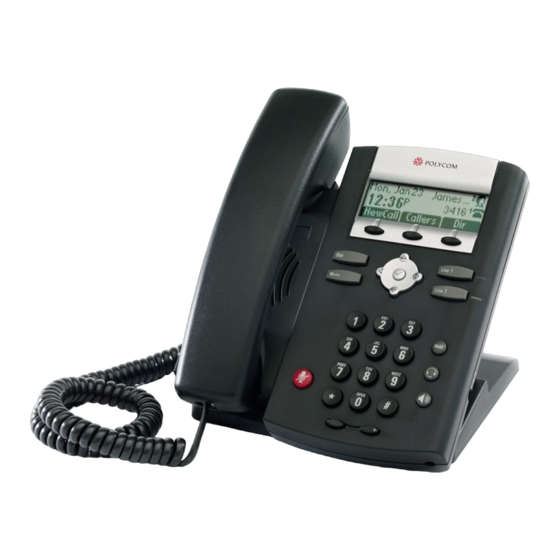 Polycom SoundPoint IP 32 Series Trouble Shoots