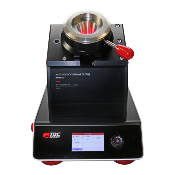 TQC Sheen SP4500 Operating Instructions Manual