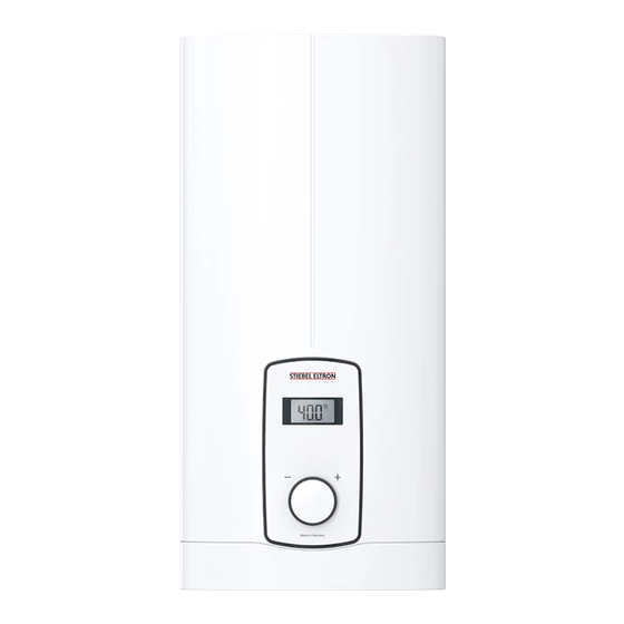 STIEBEL ELTRON DHB-E 13 LCD AU Operation And Installation Manual