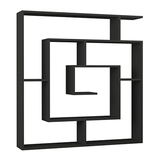 User Manuals: decortie LABIRENT Modern Bookcase