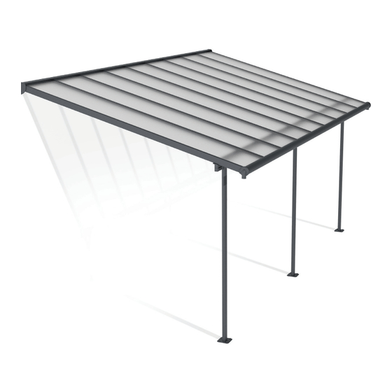 Palram canopia SIERRA 10x18 / 3x5.6 Manuals