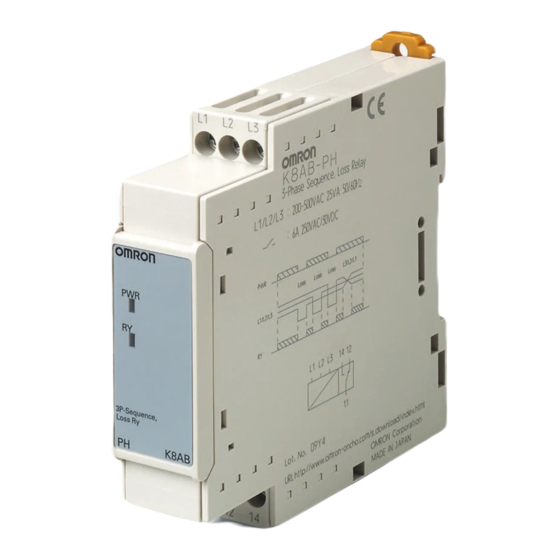 Omron K8AB-PH Product Manual