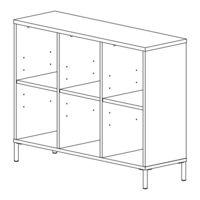 BUSH FURNITURE Soho SHB137WH-Z Assembly Manual