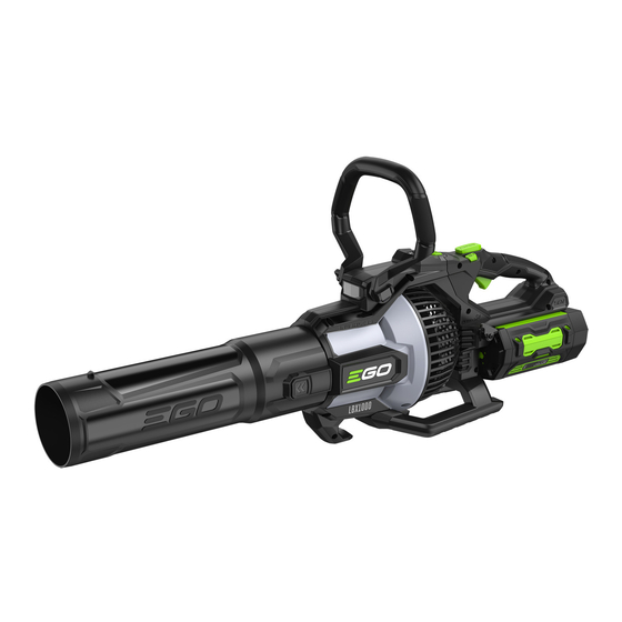 EGO COMMERCIAL LBX1000 Operator's Manual