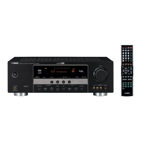 Yamaha RXV363BL Home Theater Receiver Manuals