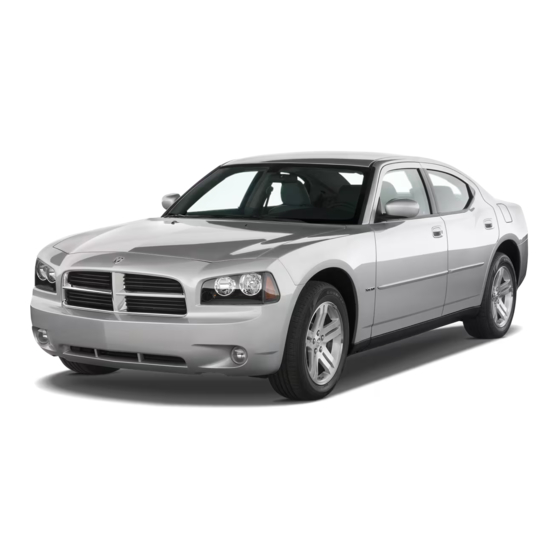 Dodge 2008 Charger Owner's Manual