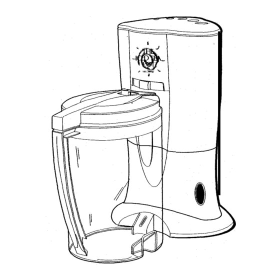 Mr Coffee Concepts Iced Tea Maker Instruction Manual