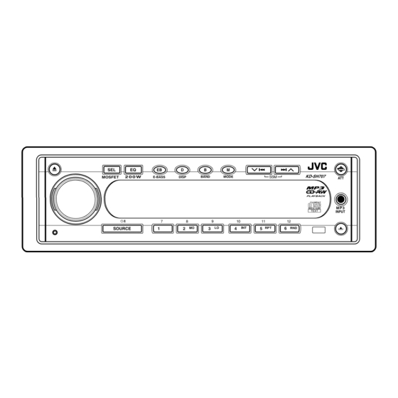 JVC KD-SH707 Service Manual