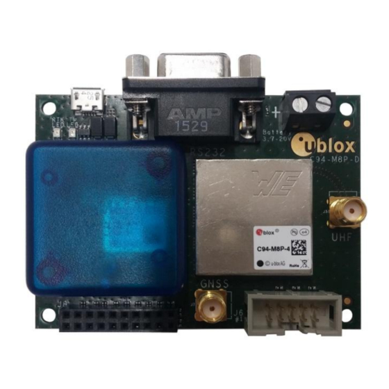 u-blox C94-M8P User Manual