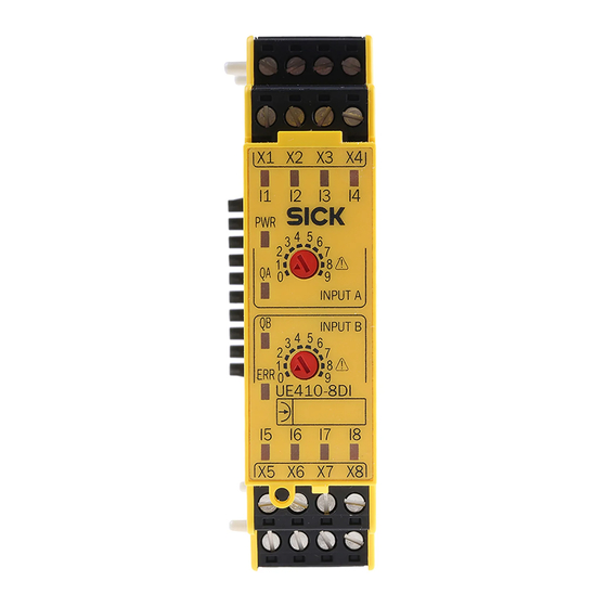 SICK UE410-XU Operating Instructions Manual