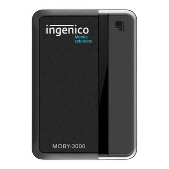 Ingenico MOBY-3000 User Manual