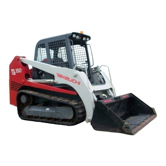 Takeuchi TL150 Workshop Manual