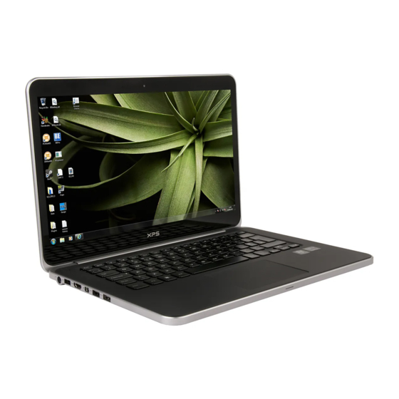 Dell XPS 14 Quick Start Manual