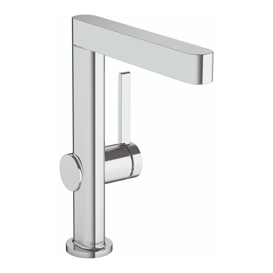 Hans Grohe Finoris 230 76060 Series Instructions For Use/Assembly Instructions