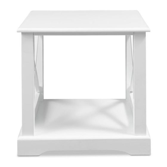 Mocka Hamptons Side Table Assembly Instructions