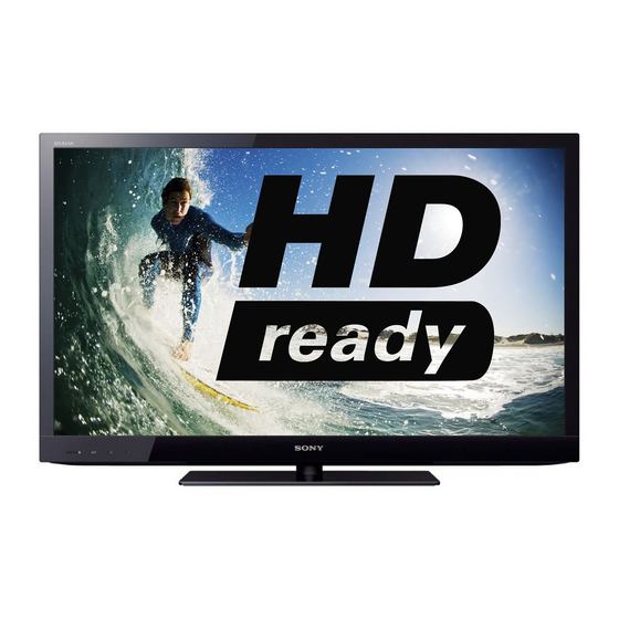 SONY BRAVIA KLV32EX310 OPERATING INSTRUCTIONS MANUAL Pdf Download