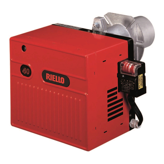 Riello Burners 40 FSP10 Gas Burner Manuals