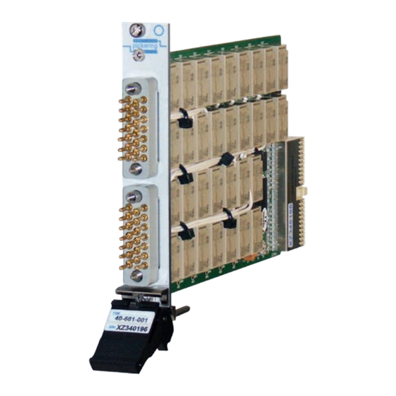 Pickering PXI 40-661A User Manual