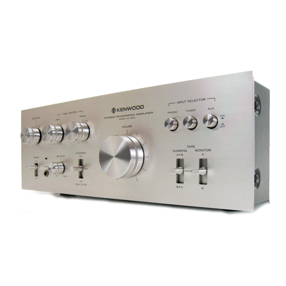 Kenwood KA-3500 Instruction Manual